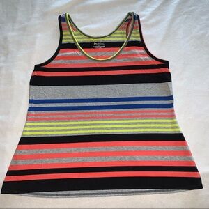 Lane Bryant Racerback Tank multicolor Stripe Size 22/24